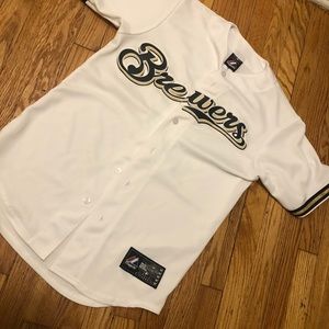Milwaukee Brewers Majestic Segura Jersey